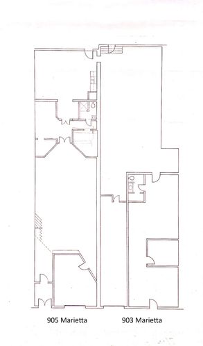 Live-Work Opportunity in Heart of West Midtown | ± 2,700 SF | Showroom/ Industrial/ Loft-Office: 903 Marietta St NW, Atlanta, GA 30318